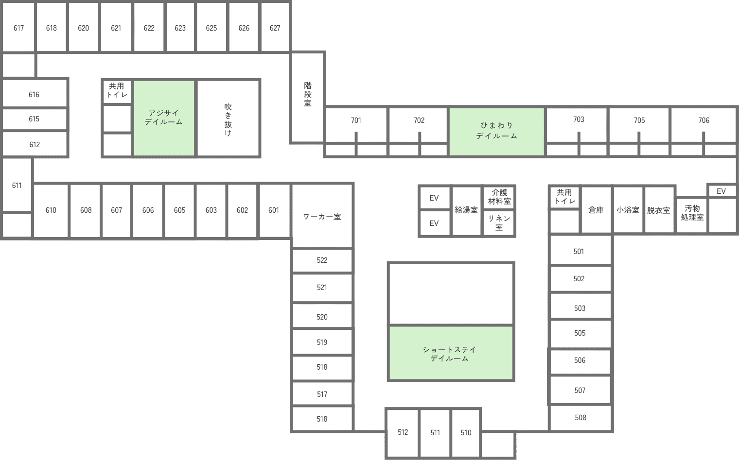 館内案内図（３階）